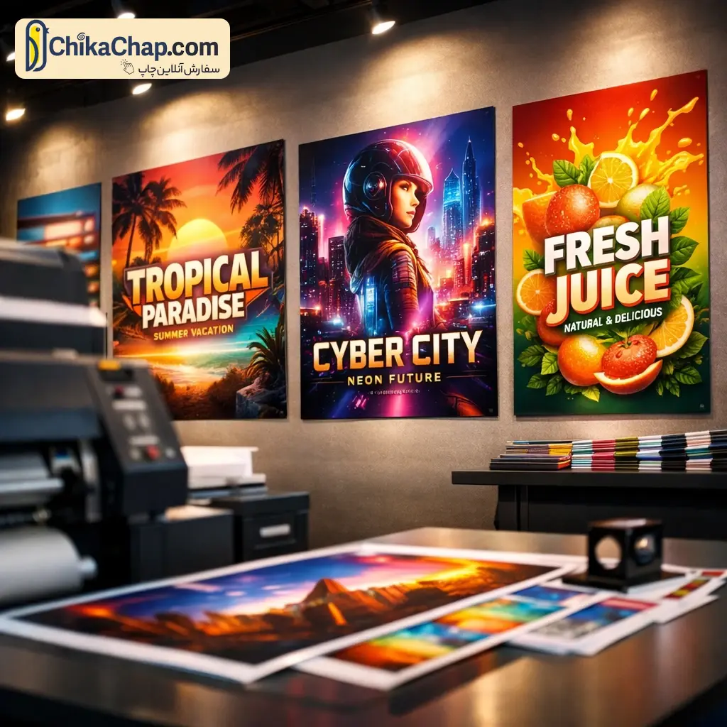 چاپ دیجیتال پوستر | چاپ فوری | چاپ دیجیتال آنلاین